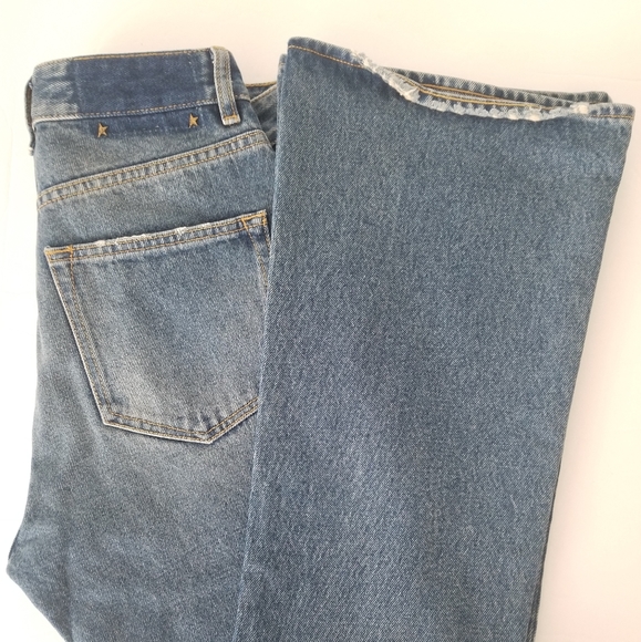Golden Goose Karen Bootcut High Rise Jeans Size 28 Mid Wash Blue - Picture 3 of 9